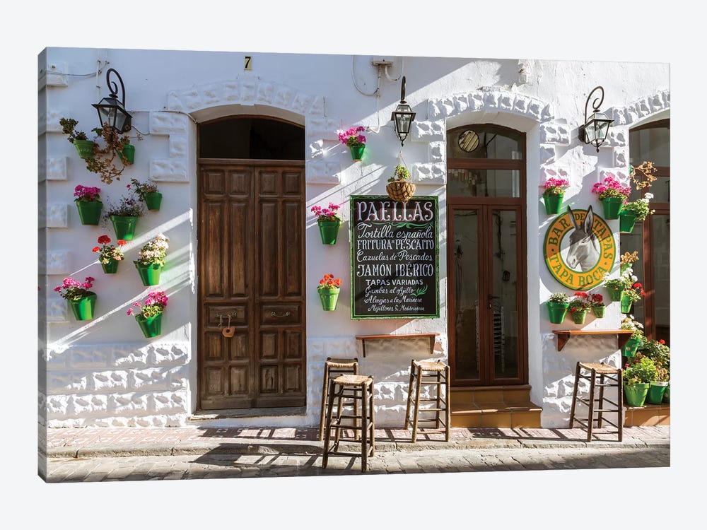 Outdoor Café In Andalusia, Spain by Matteo Colombo 1-piece Canvas Artwork
