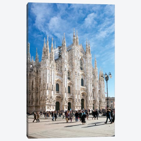 Piazza Del Duomo, Milan, Italy Canvas Print #TEO235} by Matteo Colombo Canvas Art
