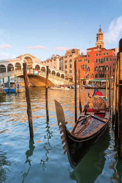 Rialto Bridge At Sunset, Venice