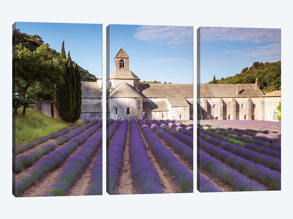 Senanque Abbey, Provence, France by Matteo Colombo 3-piece Canvas Print
