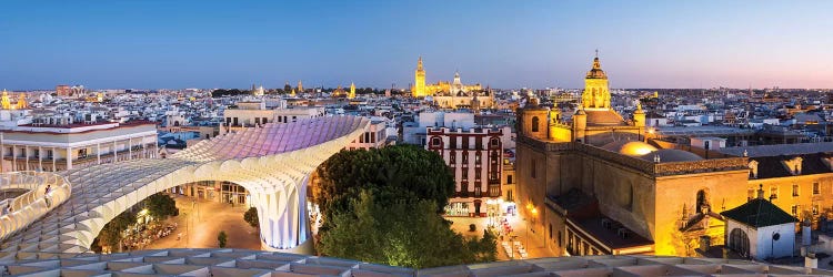 Seville At Dusk, Andalusia, Spain