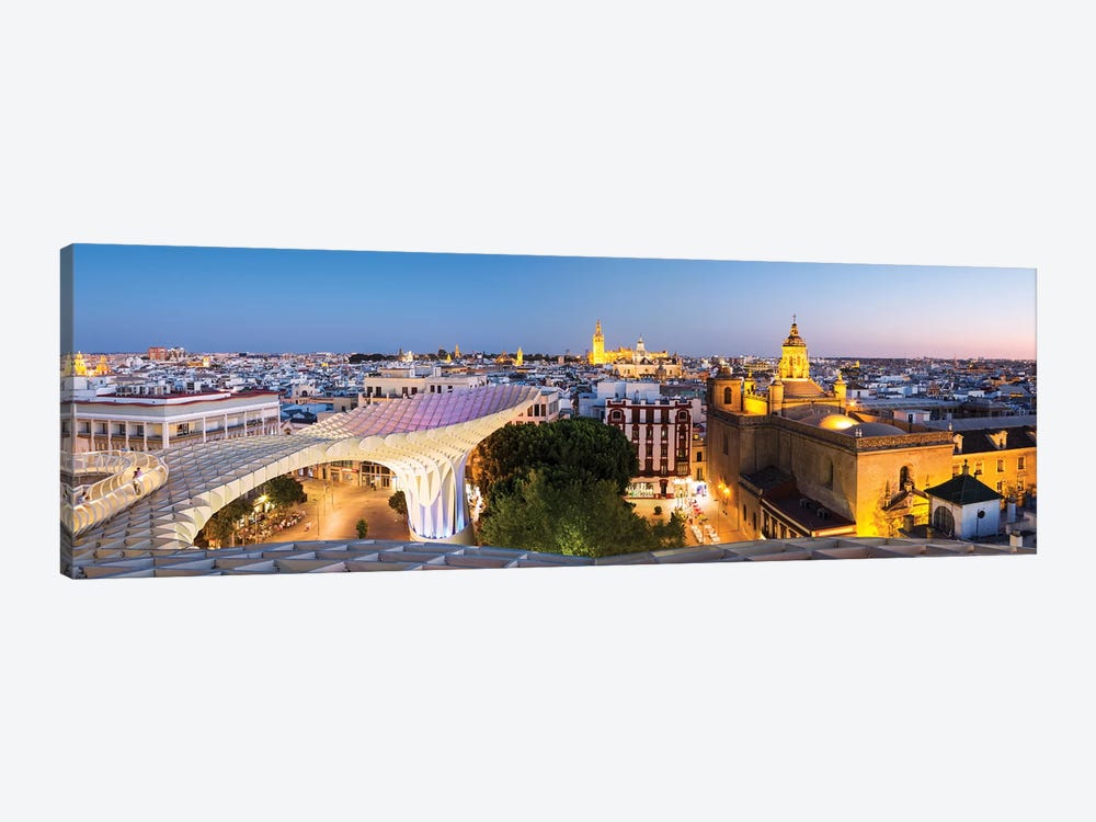 Seville At Dusk, Andalusia, Spain by Matteo Colombo 1-piece Canvas Wall Art