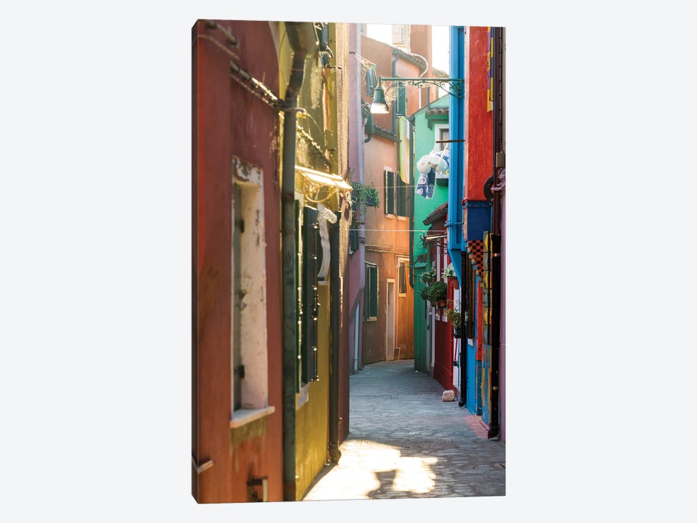 Small Alley In Burano, Venice by Matteo Colombo 1-piece Art Print