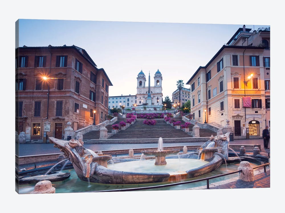 Spanish Steps, Rome by Matteo Colombo 1-piece Canvas Wall Art