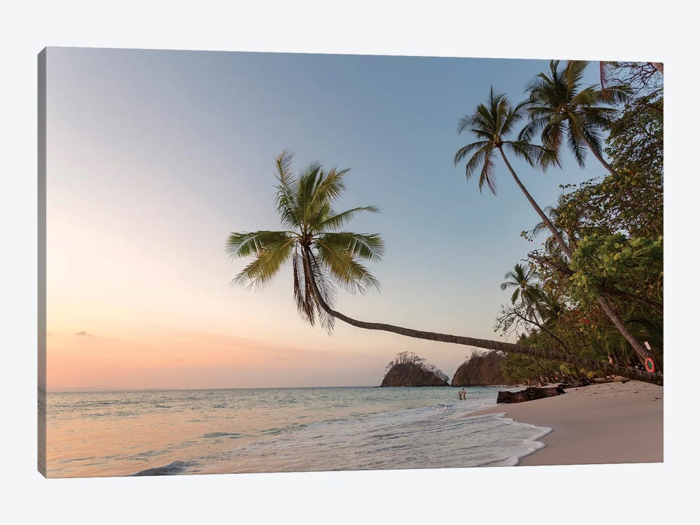 Sunset On Tropical Beach, Costa Rica by Matteo Colombo 1-piece Canvas Art Print