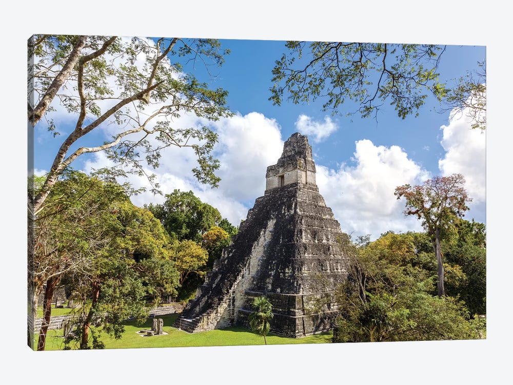 Temple I Of The Jaguar, Tikal, Guatemala by Matteo Colombo 1-piece Canvas Artwork