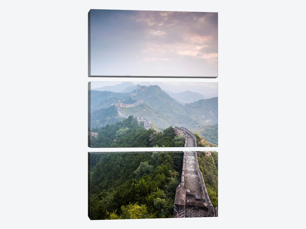 The Great Wall Of China by Matteo Colombo 3-piece Canvas Artwork