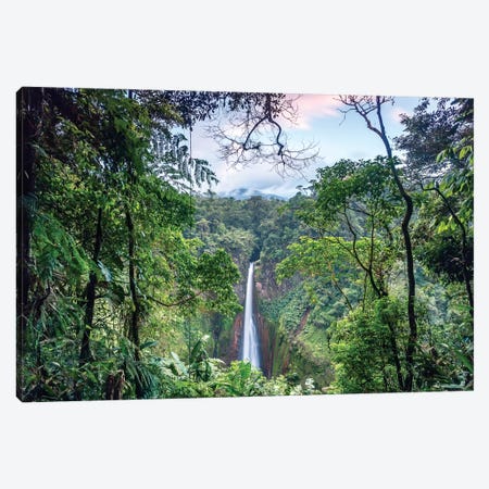 Toro Waterfall, Costa Rica Canvas Print #TEO267} by Matteo Colombo Art Print
