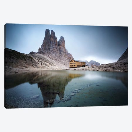 Vajolet Towers In The Italian Dolomites Canvas Print #TEO271} by Matteo Colombo Canvas Art Print