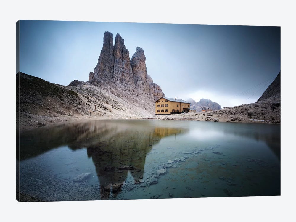 Vajolet Towers In The Italian Dolomites by Matteo Colombo 1-piece Canvas Print