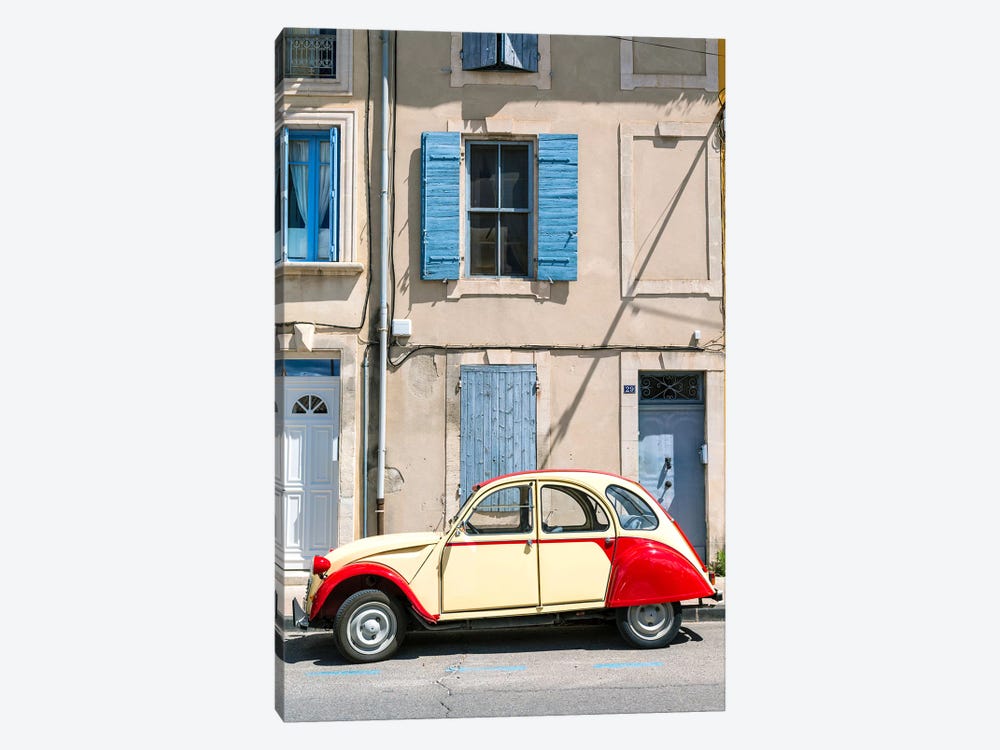 Vintage Car In The Streets Of Provence, France by Matteo Colombo 1-piece Canvas Art Print