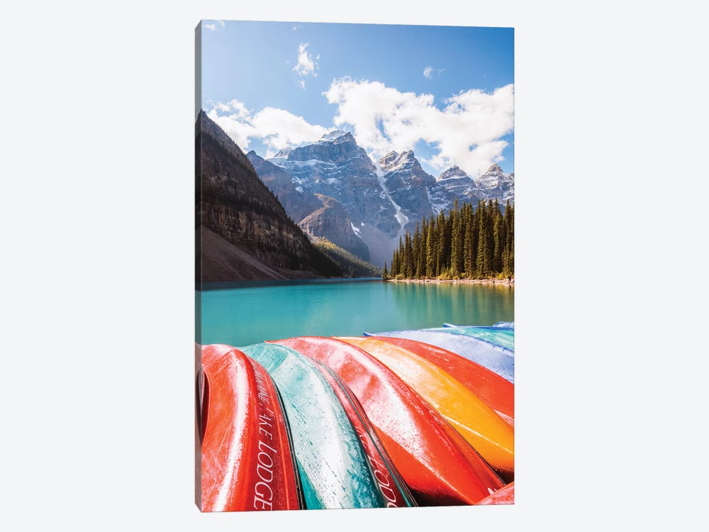 Colors Of Moraine Lake by Matteo Colombo 1-piece Canvas Art Print