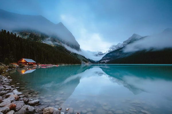 Banff National Park: Dawn At Lake Louise by Matteo Colombo