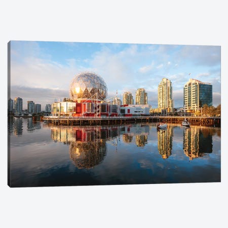 False Creek At Sunset, Vancouver Canvas Print #TEO286} by Matteo Colombo Canvas Print