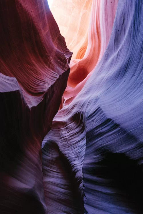 Color Temperature I, The Corkscrew, Antelope Canyon, Navajo Nation, Arizona, USA