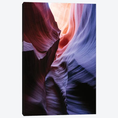 Color Temperature I, The Corkscrew, Antelope Canyon, Navajo Nation, Arizona, USA Canvas Print #TEO28} by Matteo Colombo Canvas Artwork
