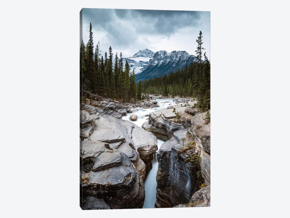 Mistaya Canyon In The Rockies by Matteo Colombo 1-piece Art Print