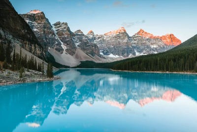 Sunrise At Moraine Lake by Matteo Colombo framed wall art