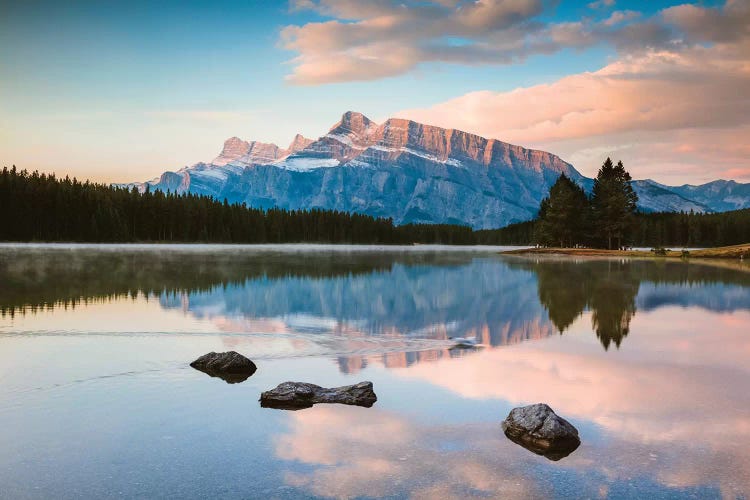 Sunrise At Two Jack Lake