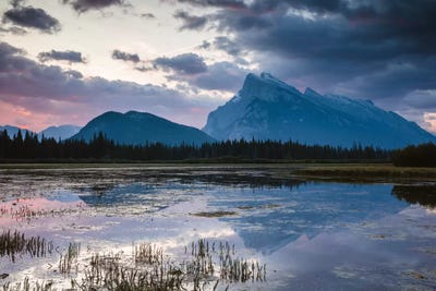 Vermillion Lakes, Banff, Canada by Matteo Colombo framed wall art
