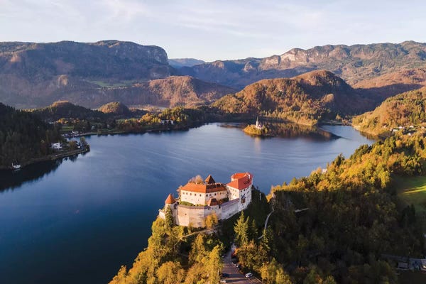 Slovenia: Bled Castle And Lake, Slovenia by Matteo Colombo