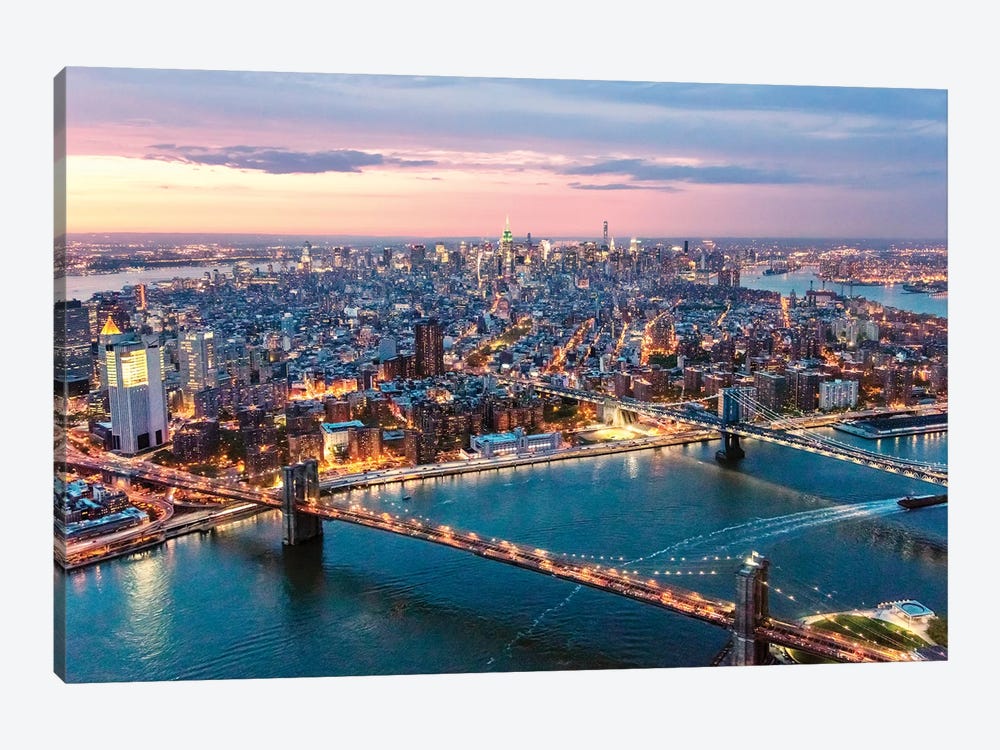 Aerial Of Midtown Manhattan by Matteo Colombo 1-piece Canvas Artwork