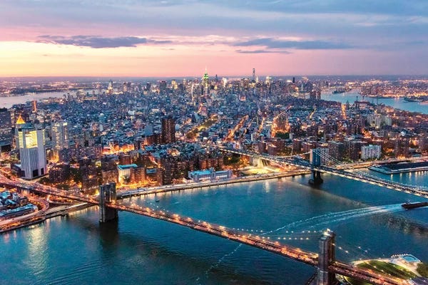 Manhattan: Aerial Of Midtown Manhattan by Matteo Colombo