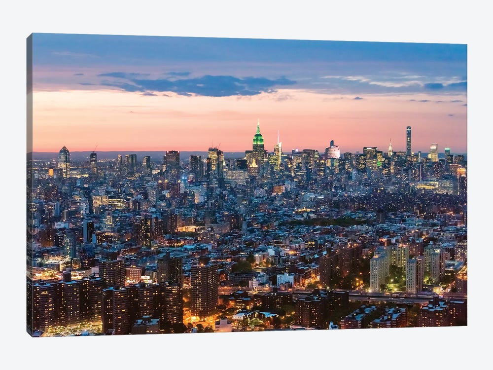Aerial Of Midtown Manhattan At Dusk by Matteo Colombo 1-piece Art Print
