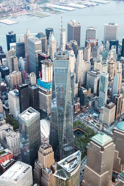 Matteo Colombo: Aerial Of One World Trade Center, New York by Matteo Colombo