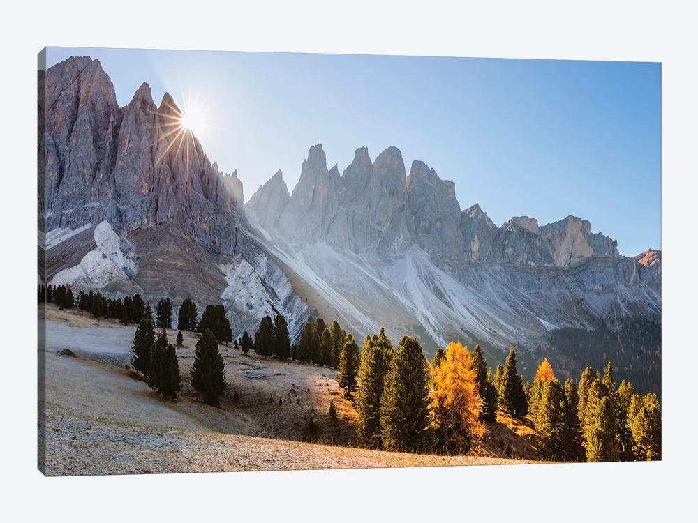 Alpine Peaks In Autumn, Italy by Matteo Colombo 1-piece Canvas Print