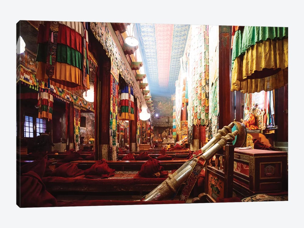 At The Monastery, Tibet by Matteo Colombo 1-piece Art Print