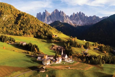 Autumn In The Dolomites, Italy by Matteo Colombo canvas print