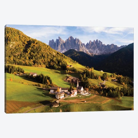 Autumn In The Dolomites, Italy Canvas Print #TEO348} by Matteo Colombo Canvas Art Print
