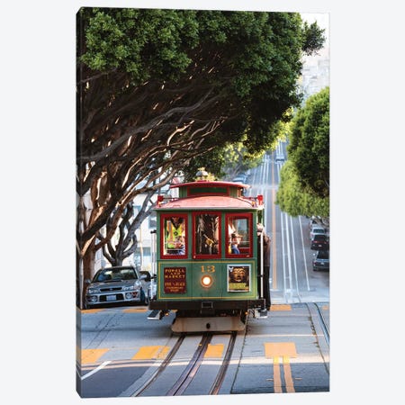 Cable Car, San Francisco Canvas Print #TEO353} by Matteo Colombo Canvas Wall Art