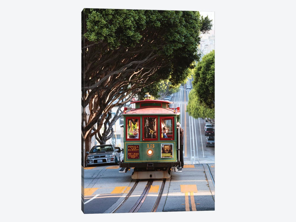 Cable Car, San Francisco by Matteo Colombo 1-piece Canvas Art