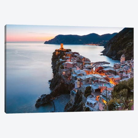 Vernazza, Cinque Terre, Italy Canvas Print #TEO363} by Matteo Colombo Art Print