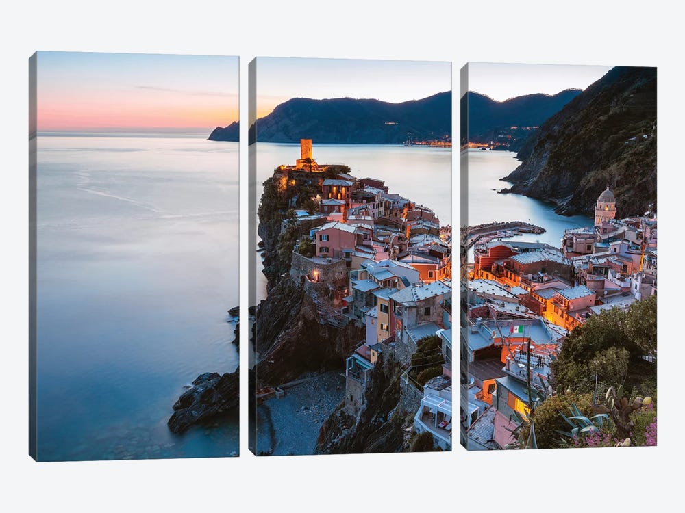 Vernazza, Cinque Terre, Italy by Matteo Colombo 3-piece Art Print