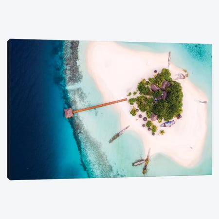 Dream Island Aerial I Canvas Print #TEO369} by Matteo Colombo Canvas Print