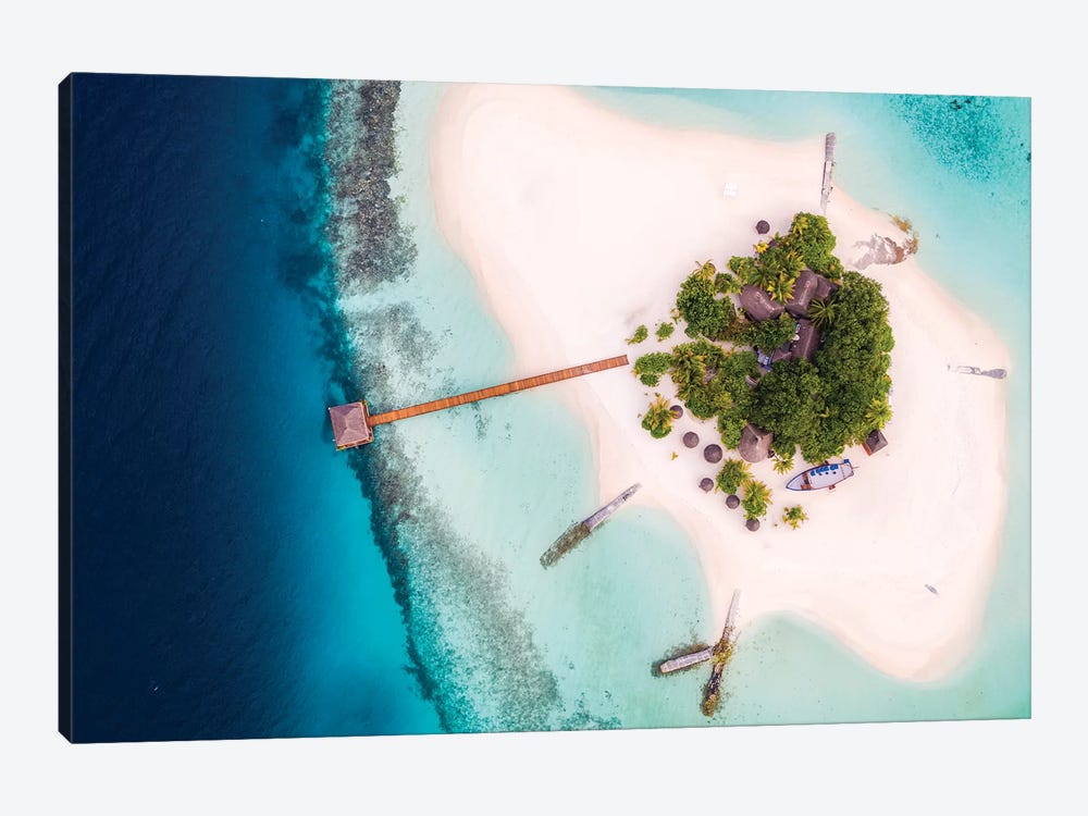 Dream Island Aerial I by Matteo Colombo 1-piece Canvas Art Print