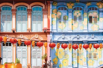 House In Chinatown, Singapore by Matteo Colombo canvas print