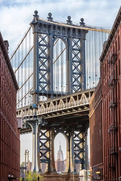Manhattan Bridge by Matteo Colombo canvas print