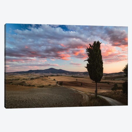 Epic Sunset, Tuscany, Italy Canvas Print #TEO38} by Matteo Colombo Art Print