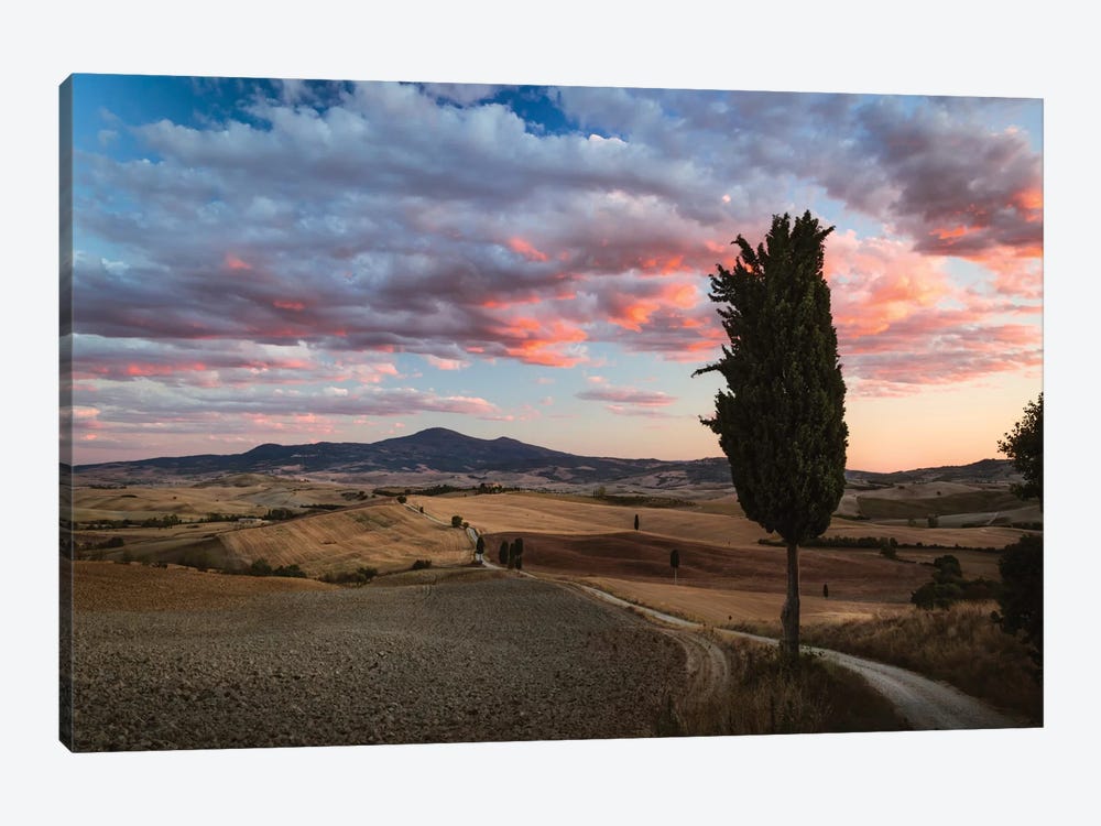 Epic Sunset, Tuscany, Italy by Matteo Colombo 1-piece Canvas Print