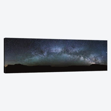 Milky Way Panoramic Canvas Print #TEO394} by Matteo Colombo Canvas Print