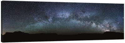 Milky Way Panoramic Canvas Art Print - Matteo Colombo