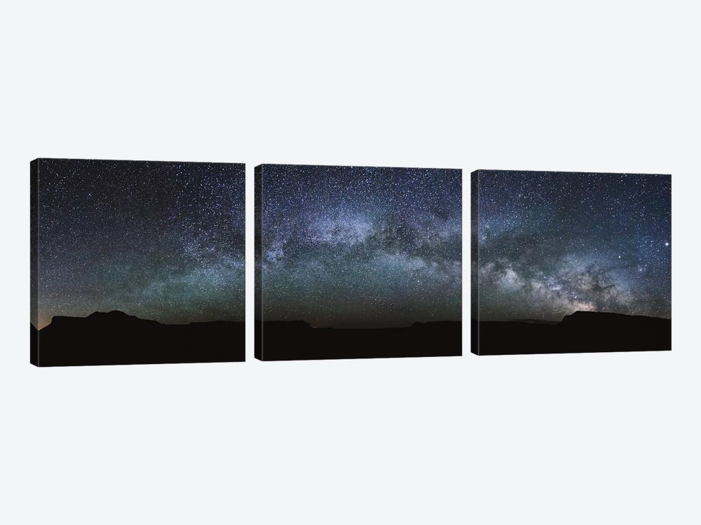 Milky Way Panoramic by Matteo Colombo 3-piece Art Print