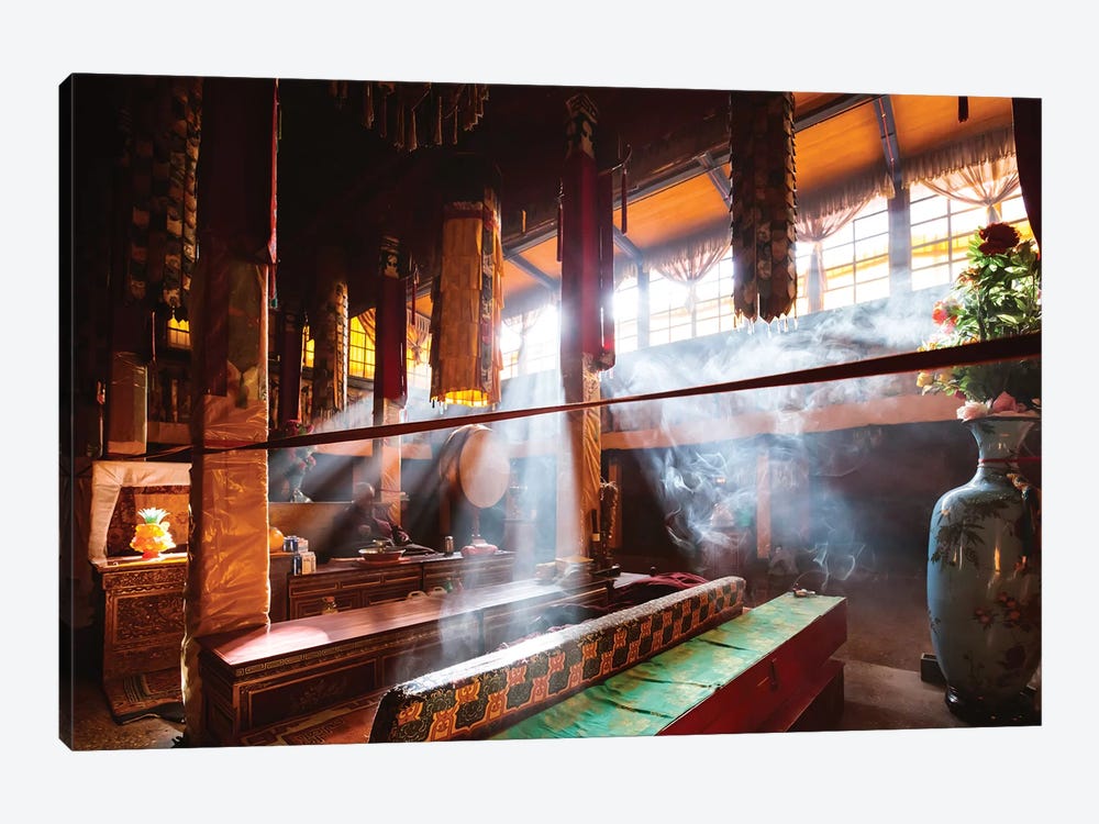 Mistical Monastery, Tibet by Matteo Colombo 1-piece Canvas Artwork