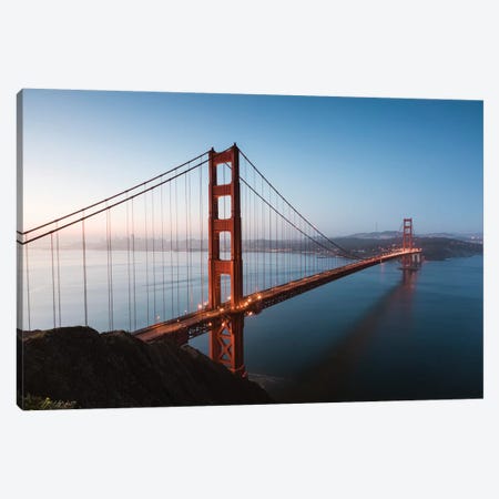 Morning At The Golden Gate Canvas Print #TEO397} by Matteo Colombo Art Print