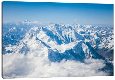 Mount Everest Canvas Art Print - Mountains Scenic Photography