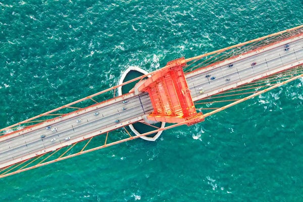 Golden Gate Bridge: Over The Golden Gate I by Matteo Colombo